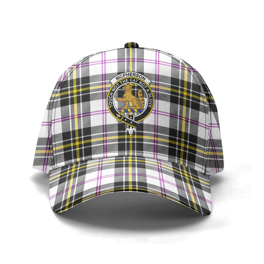 McPherson Dress Modern Tartan Crest Classic Cap 2000