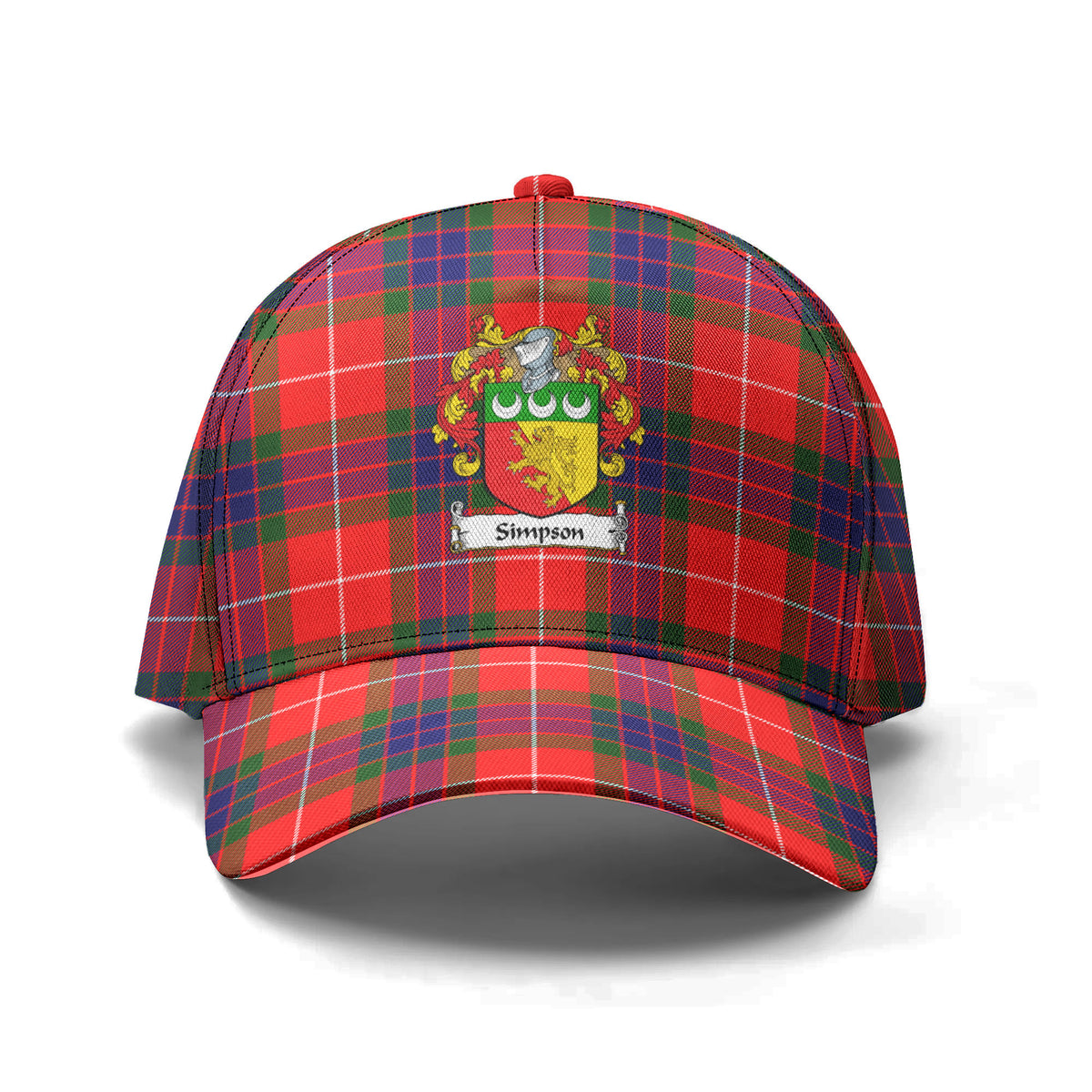 Simpson Tartan Coat of Arms Classic Cap