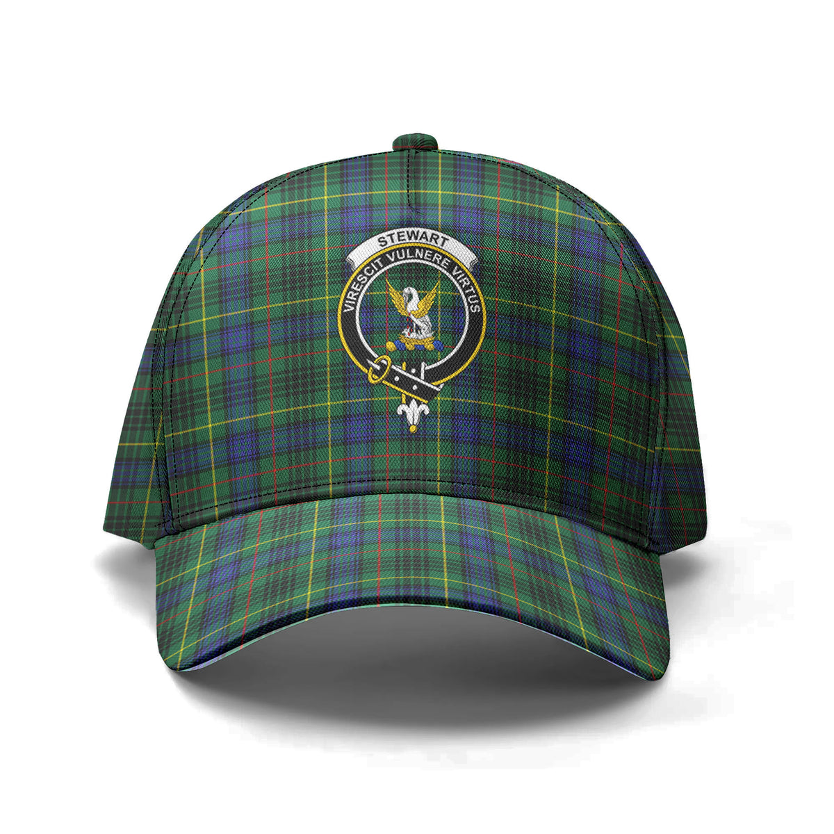 Stewart Hunting Modern Tartan Crest Classic Cap