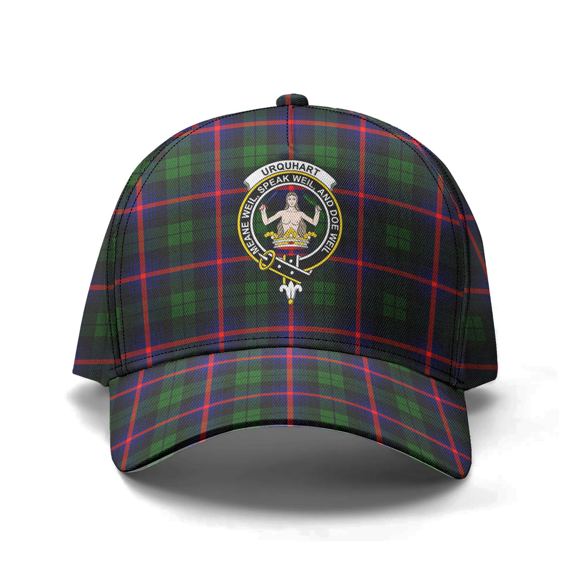 Urquhart Modern Tartan Crest Classic Cap