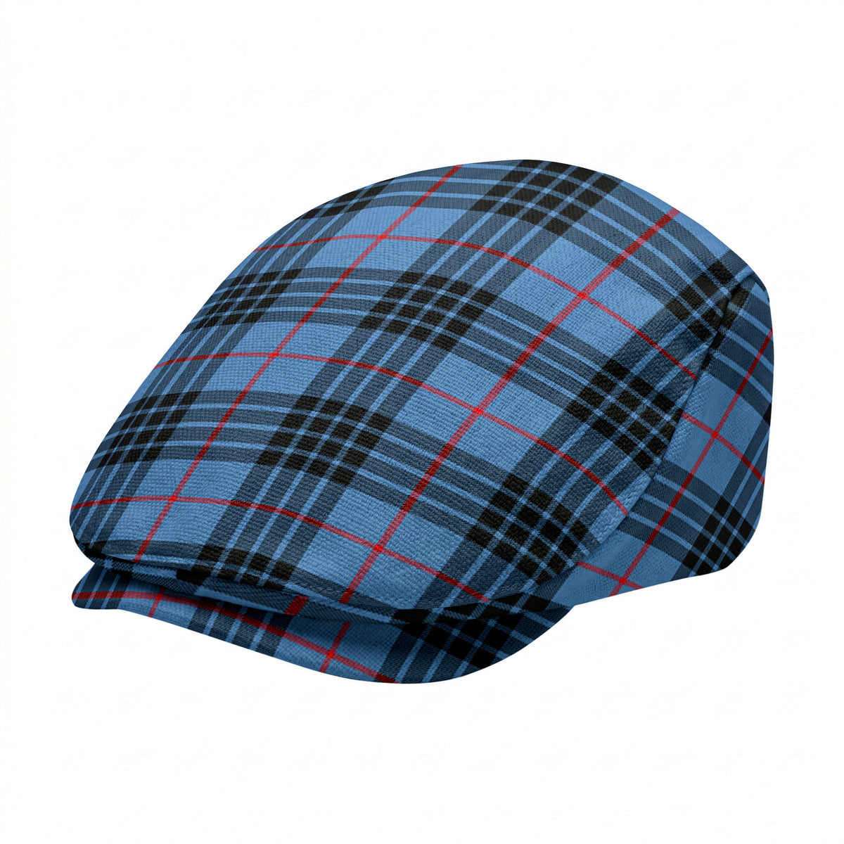 MacKay Blue Tartan Flat Caps