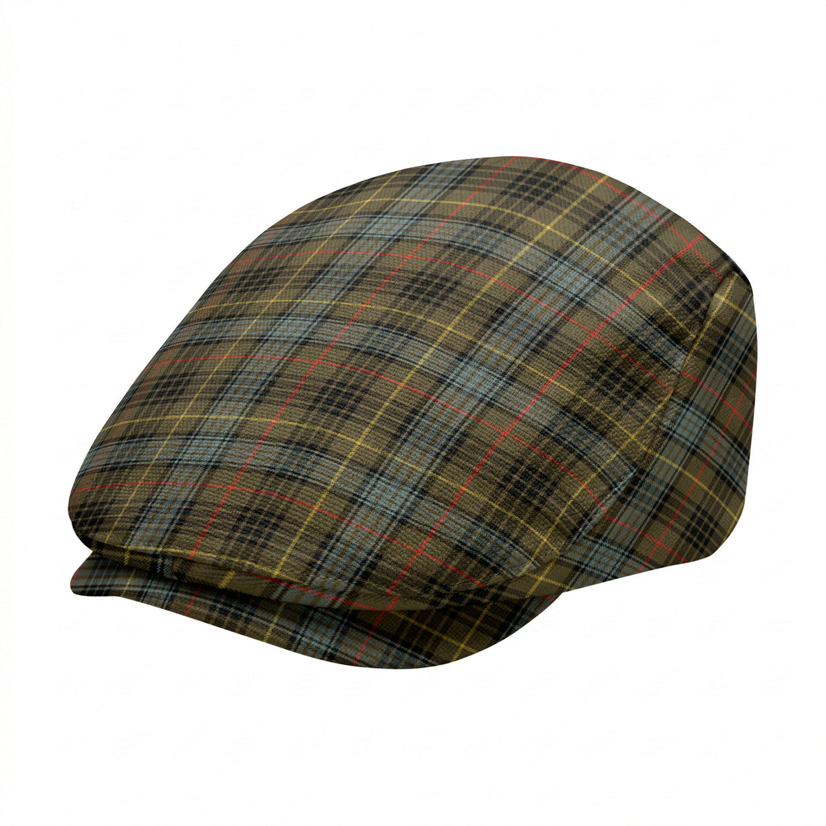 Stewart Hunting Weathered Tartan Flat Caps