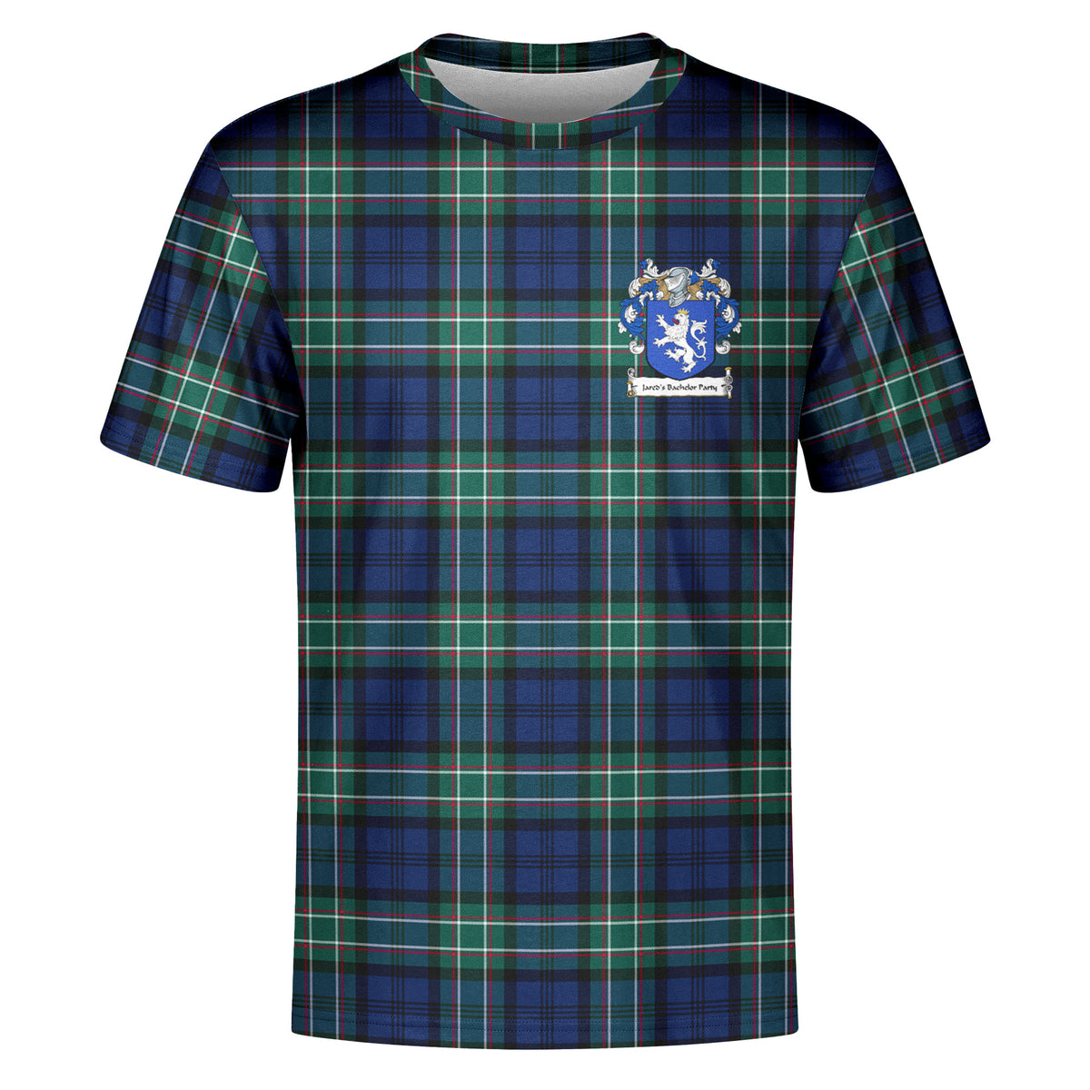 Allan Tartan Coat of Arms Custom T-shirt