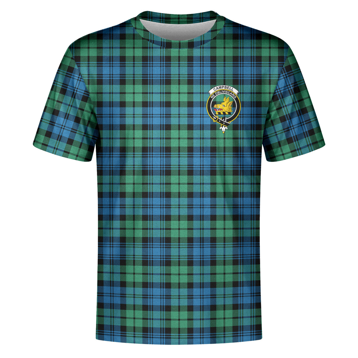 Campbell Ancient 01 Tartan Crest T-shirt