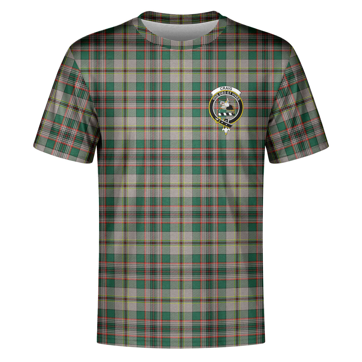 Craig Ancient Tartan Crest T-shirt