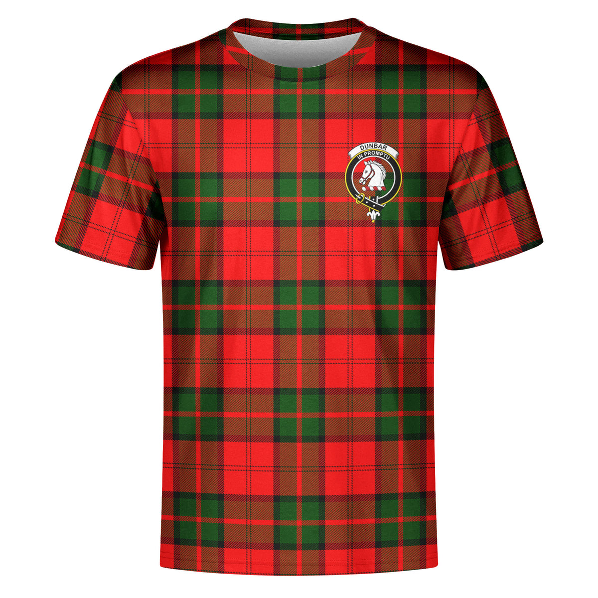 Dunbar Modern Tartan Crest T-shirt