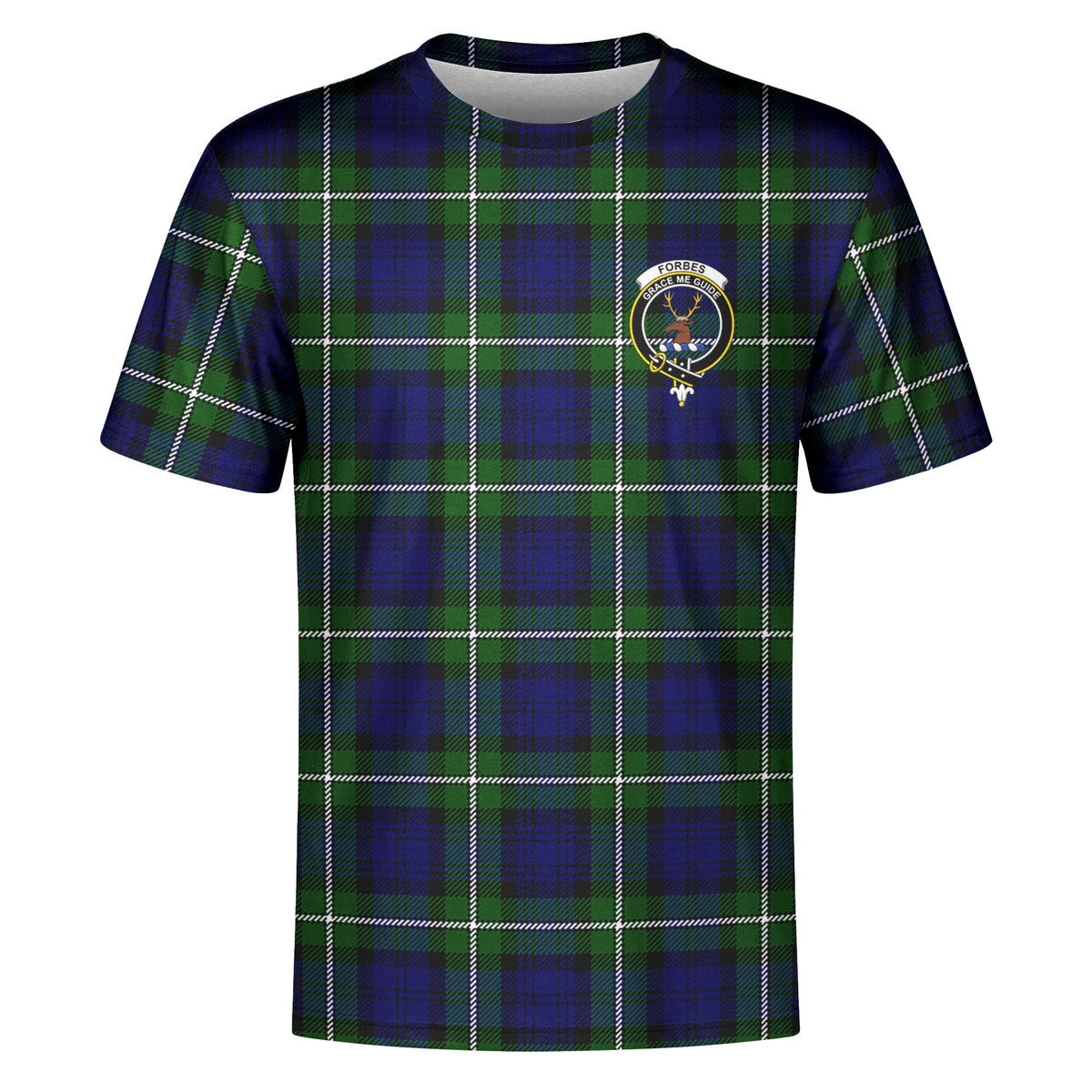 Forbes Modern Tartan Crest T-shirt