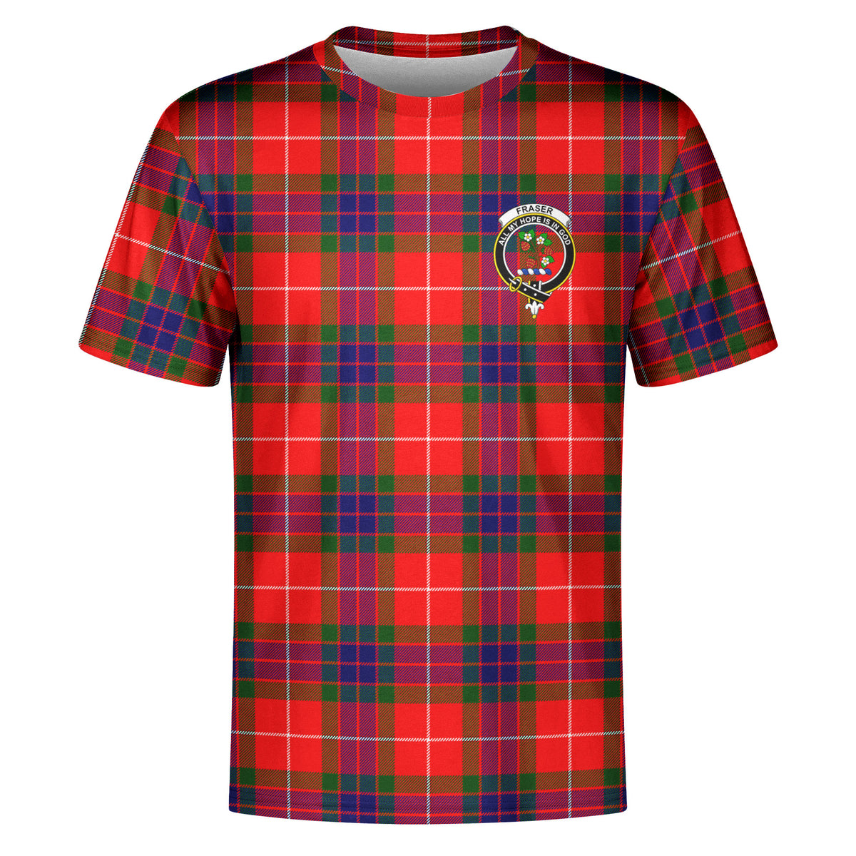 Fraser Tartan Crest T-shirt