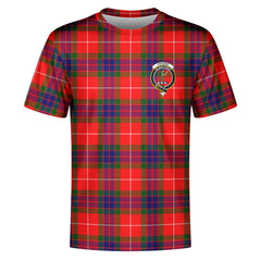 Fraser (of Lovat) Modern Tartan Crest T-shirt