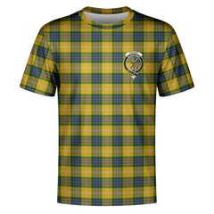 Fraser (of Lovat) Yellow Tartan Crest T-shirt