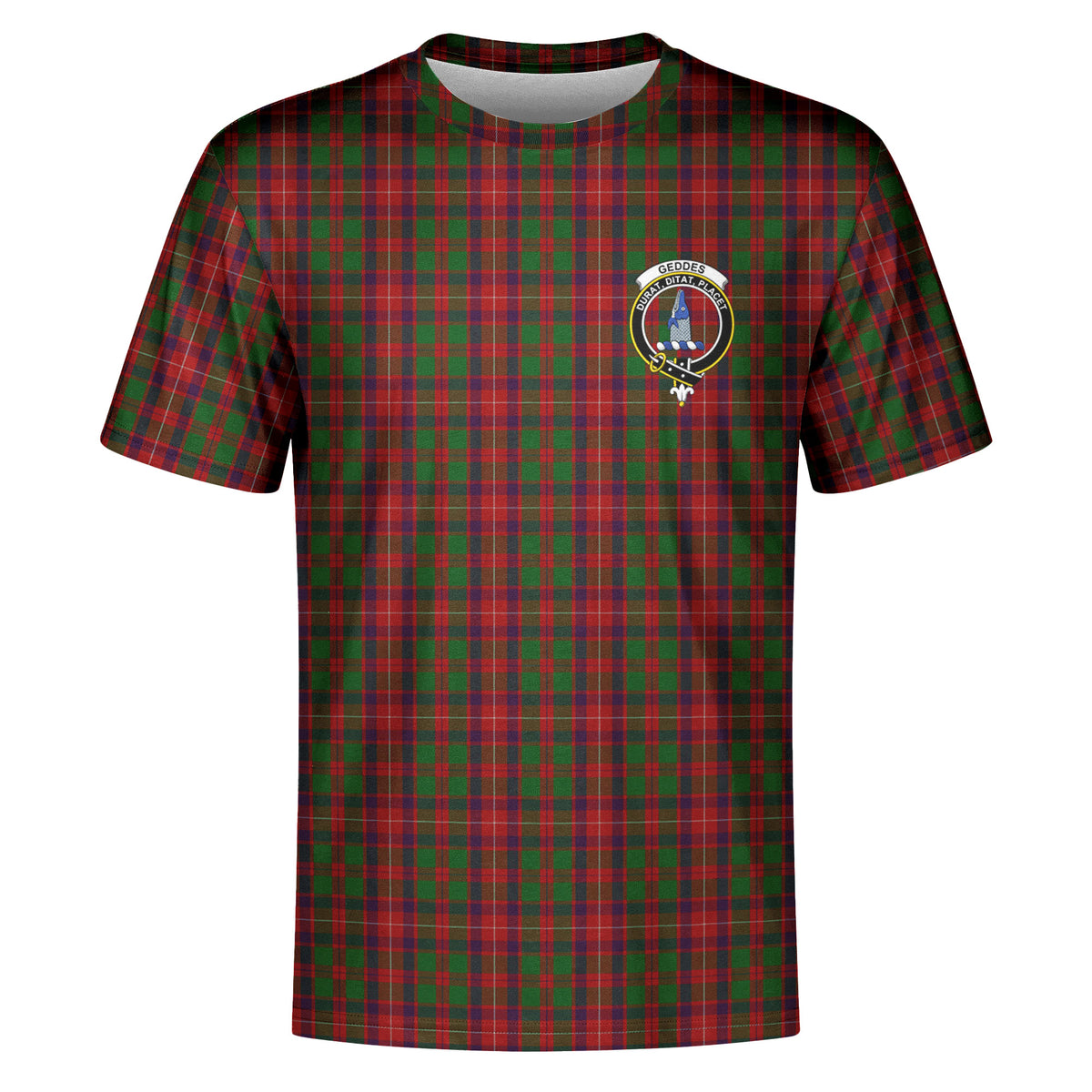 Geddes Tartan Crest T-shirt