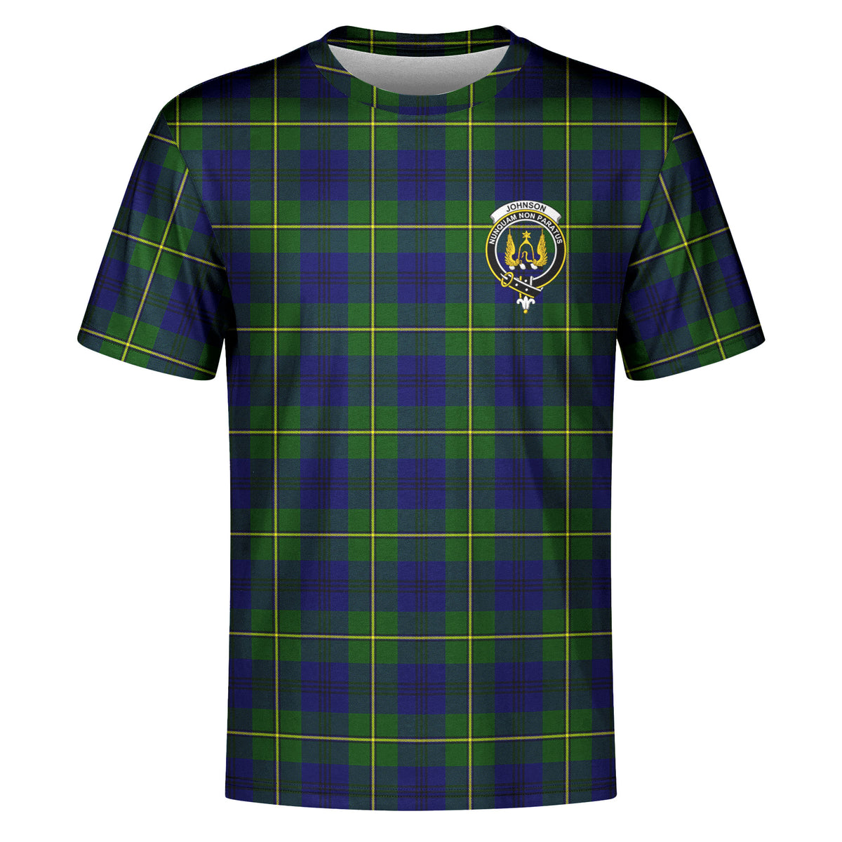 Johnson Modern Tartan Crest T-shirt