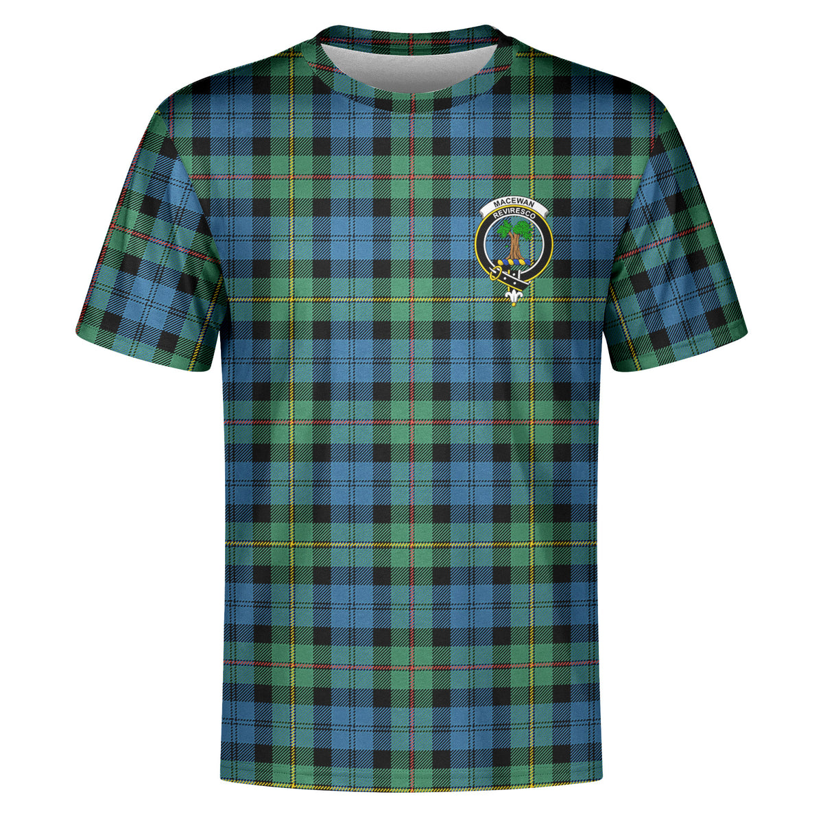 MacEwan Ancient Tartan Crest T-shirt