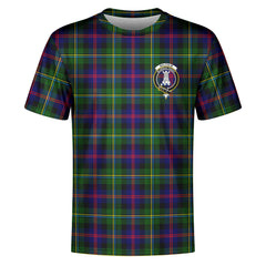 Malcolm (or MacCallum) Tartan Crest T-shirt