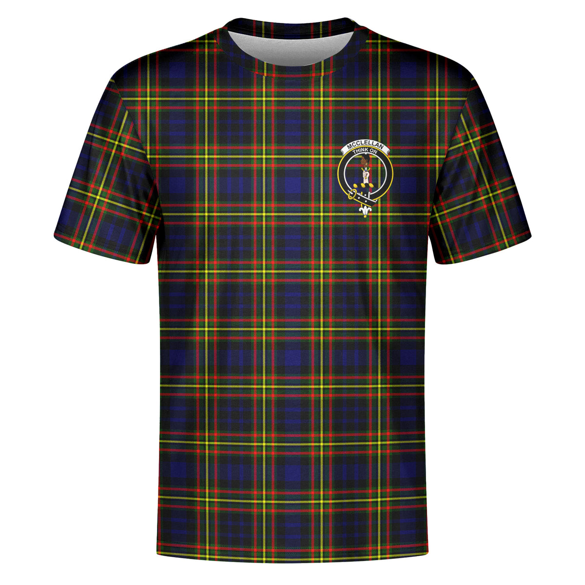 McClellan Modern Tartan Crest T-shirt