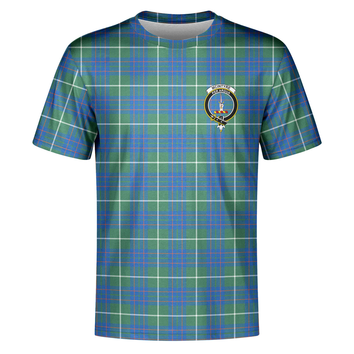 McIntyre Hunting Ancient Tartan Crest T-shirt