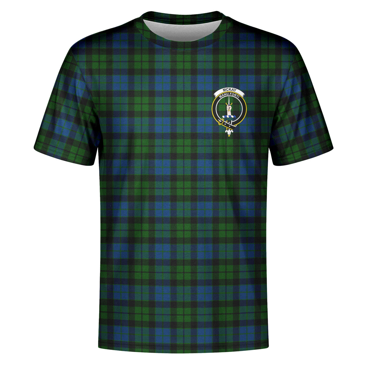 McKay Modern Tartan Crest T-shirt