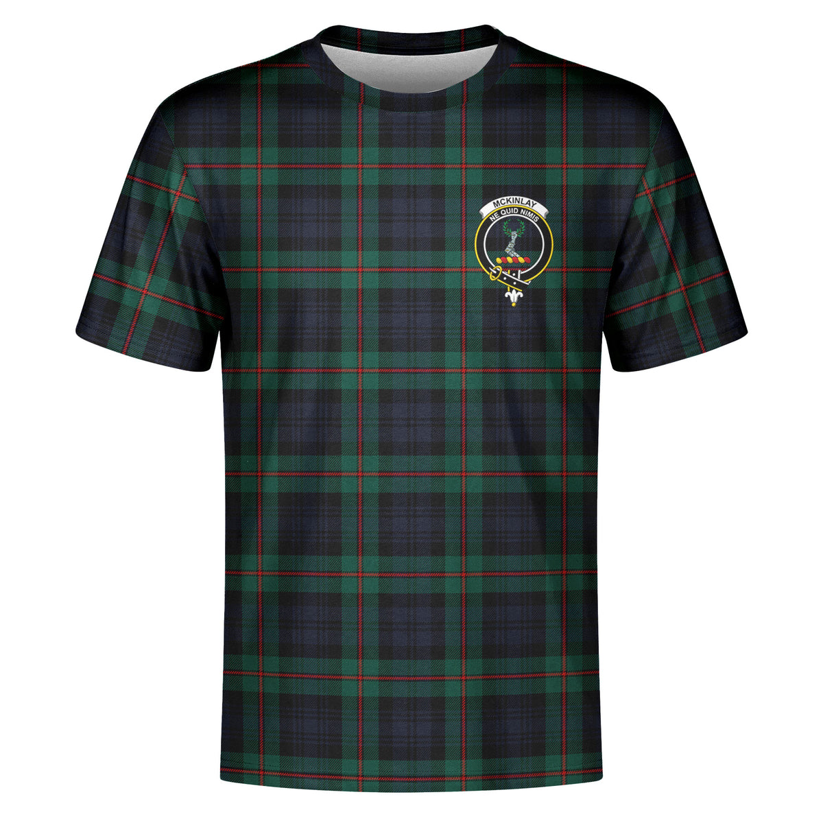 McKinlay Modern Tartan Crest T-shirt