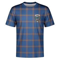 McLaine of Loch Buie Hunting Ancient Tartan Crest T-shirt