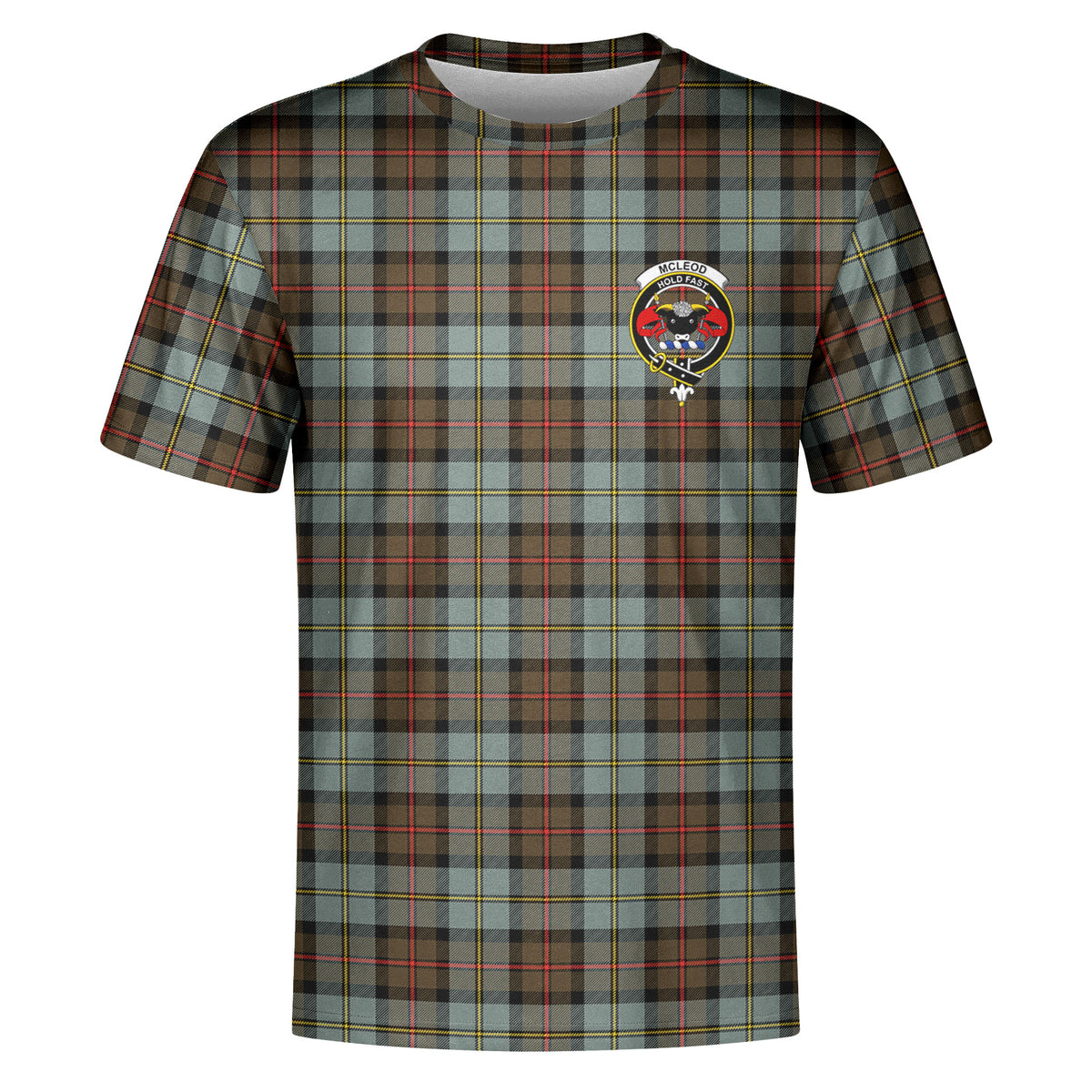 McLeod of Harris Weathered Tartan Crest T-shirt