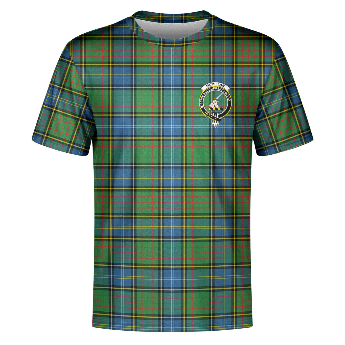 McMillan Hunting Ancient Tartan Crest T-shirt