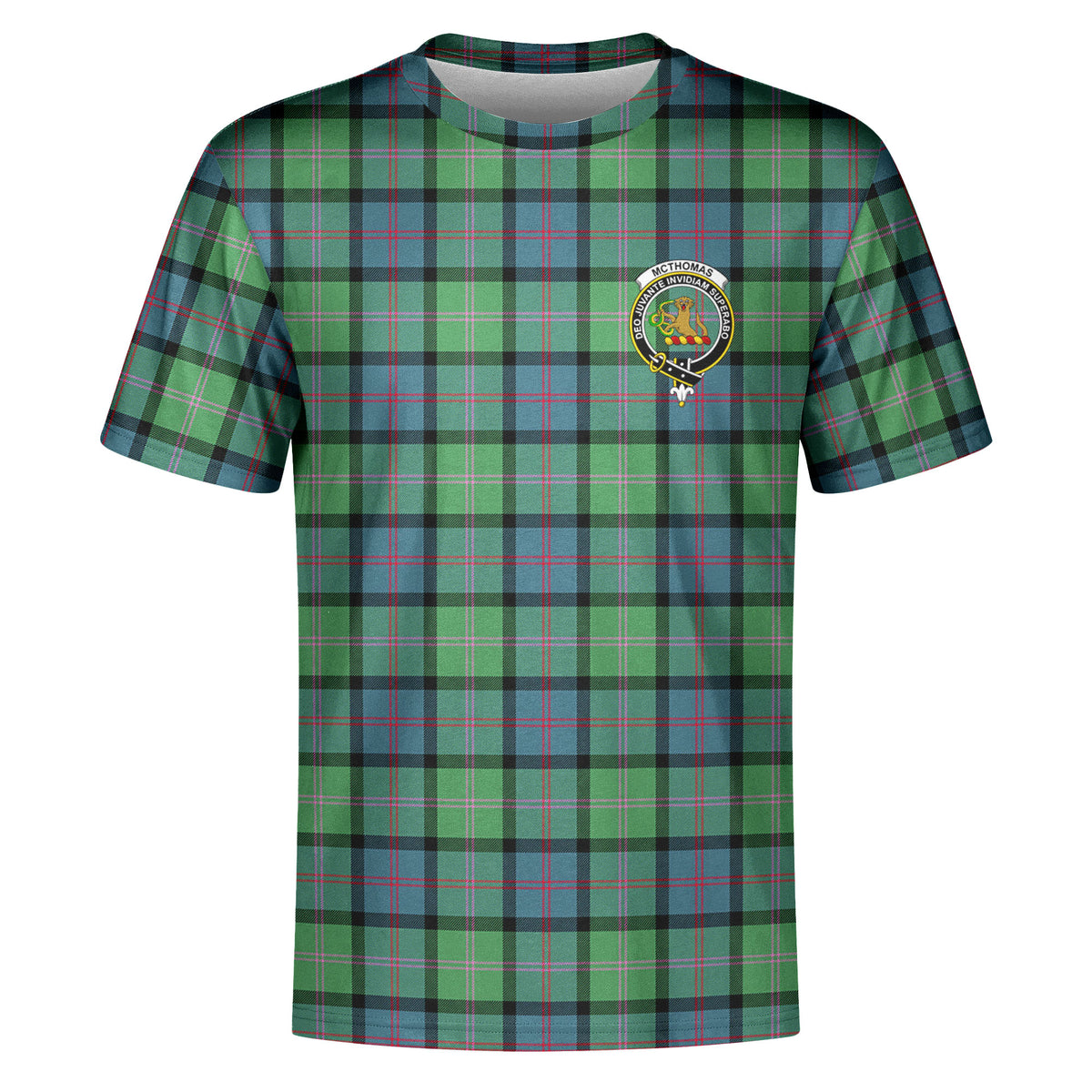 McThomas Ancient Tartan Crest T-shirt