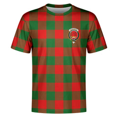 Moncreiffe (or Moncreiff) Tartan Crest T-shirt