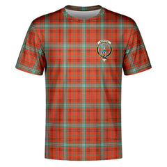 Morrison Red Ancient Tartan Crest T-shirt