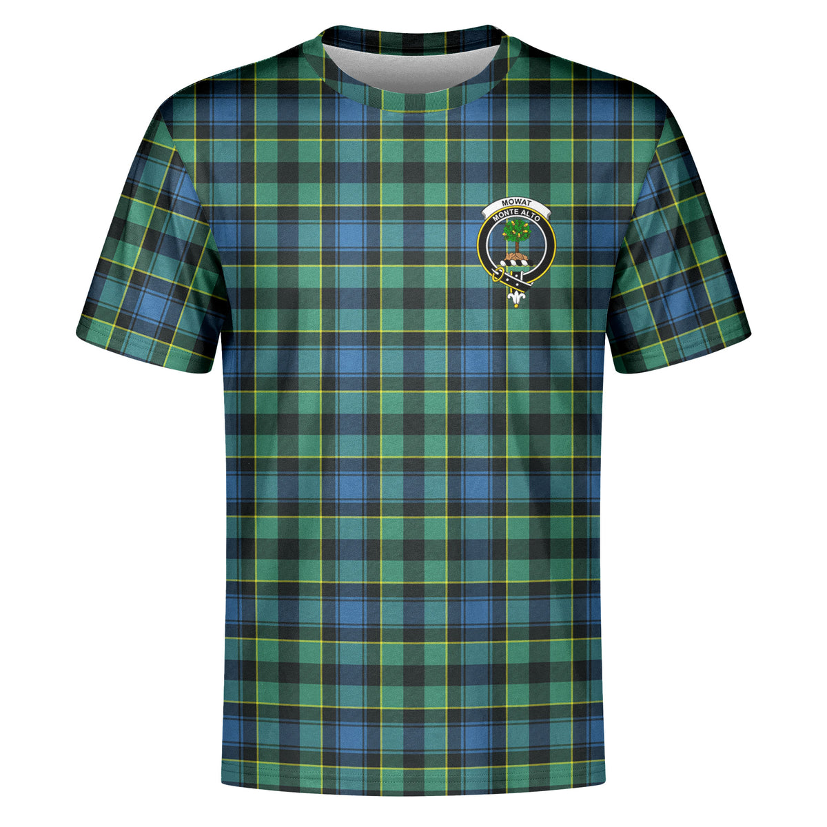 Mowat Ancient Tartan Crest T-shirt