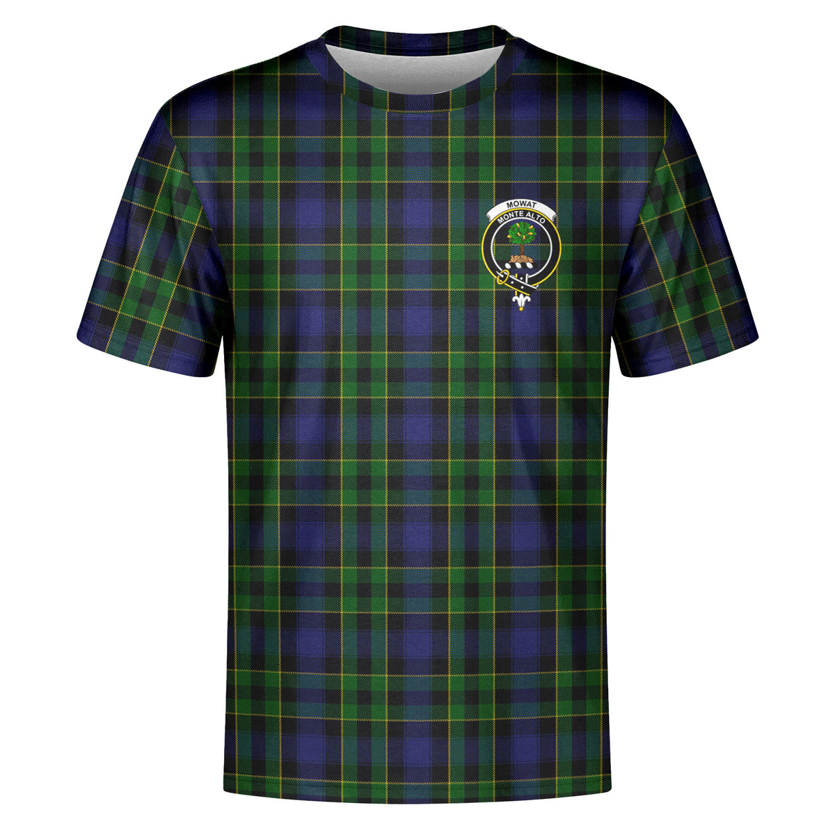 Mowat Modern Tartan Crest T-shirt