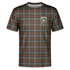 Murray of Atholl Weathered Tartan Crest T-shirt