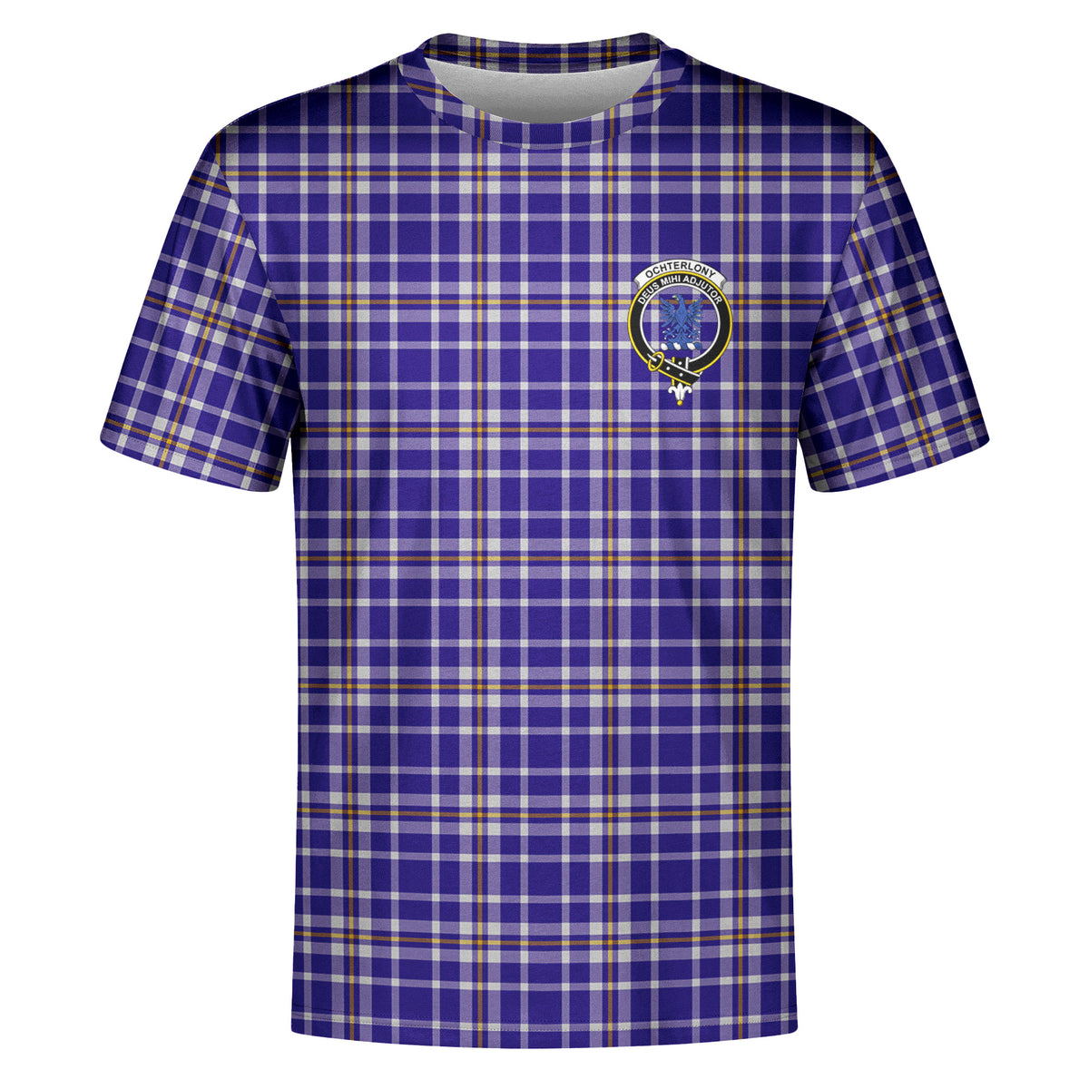 Ochterlony Tartan Crest T-shirt