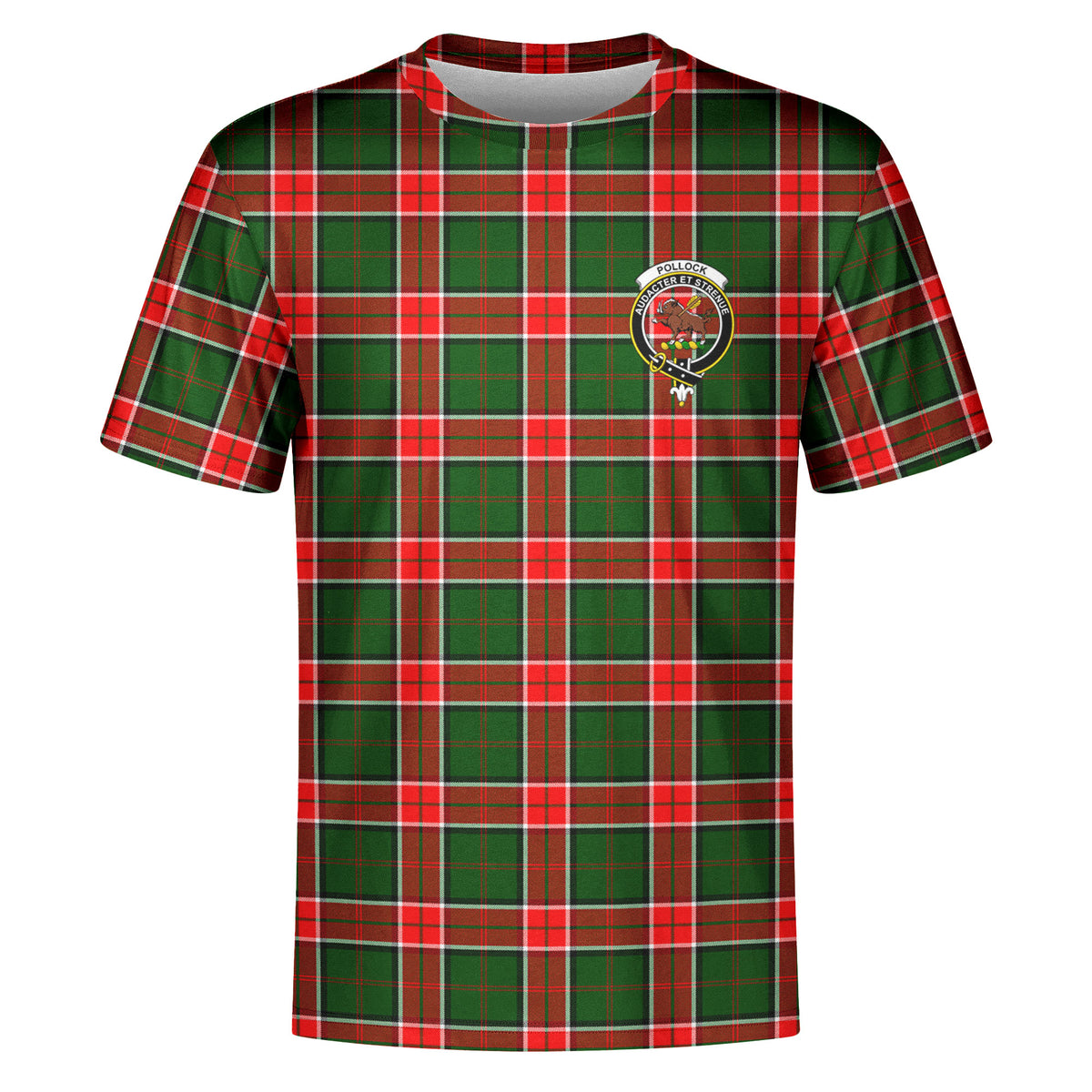 Pollock Tartan Crest T-shirt