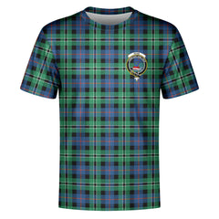 Rose Hunting Ancient Tartan Crest T-shirt