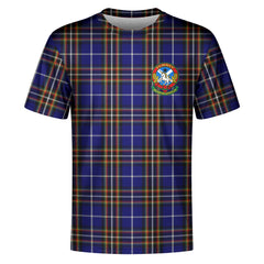 Scotland History Tours Tartan Crest T-shirt