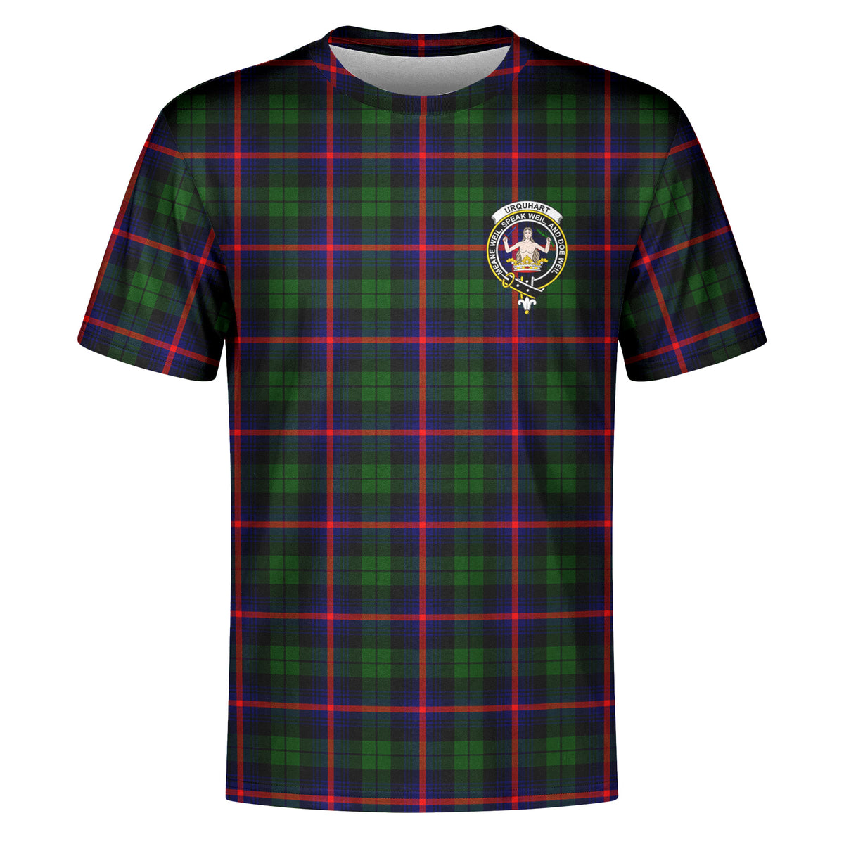 Urquhart Modern Tartan Crest T-shirt