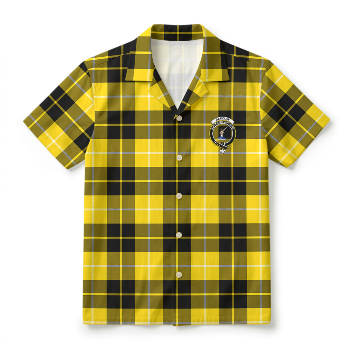 Barclay Dress Modern Tartan Crest Hawaiian Shirt