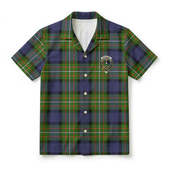 Fergusson Modern Tartan Crest Hawaiian Shirt