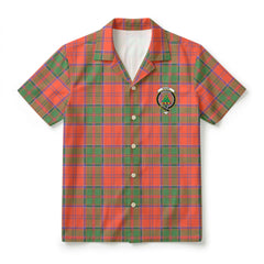 Grant Ancient Tartan Crest Hawaiian Shirt