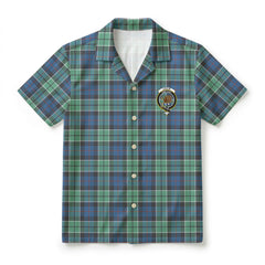 Leslie Hunting Ancient Tartan Crest Hawaiian Shirt