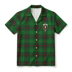 Logie Tartan Crest Hawaiian Shirt