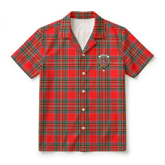 MacBean Tartan Crest Hawaiian Shirt