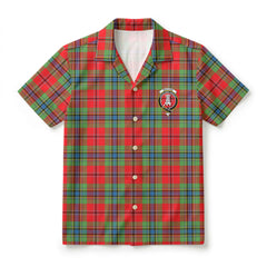 MacLean of Duart Modern Tartan Crest Hawaiian Shirt
