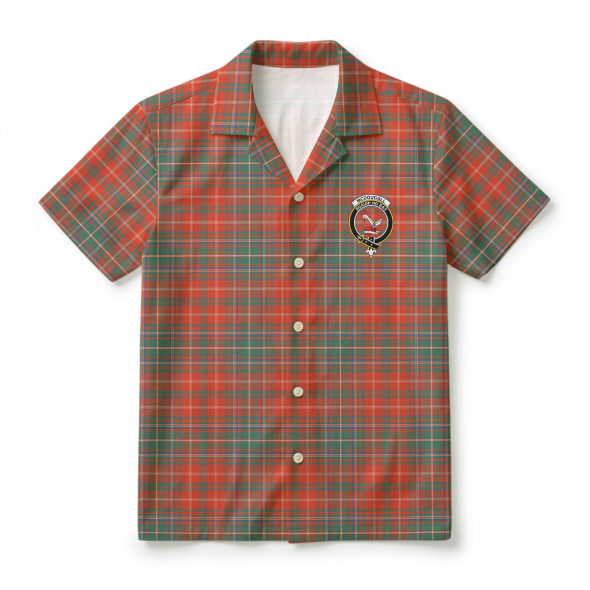 McDougall Ancient Tartan Crest Hawaiian Shirt