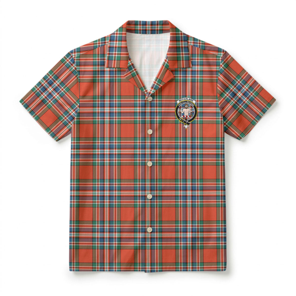 McFarlane Ancient Tartan Crest Hawaiian Shirt