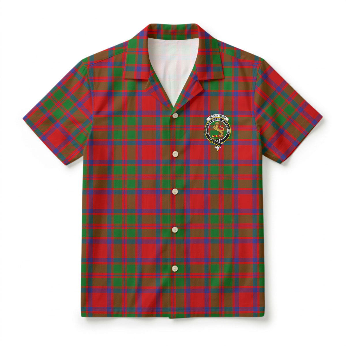 McKintosh Modern Tartan Crest Hawaiian Shirt