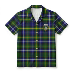 McNeil of Barra Modern Tartan Crest Hawaiian Shirt