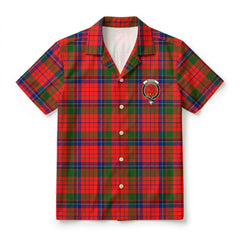 McNicol (of Scorrybreac) Tartan Crest Hawaiian Shirt
