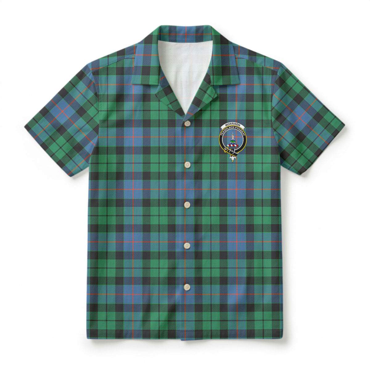 Morrison Ancient Tartan Crest Hawaiian Shirt
