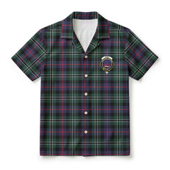 Rose Hunting Modern Tartan Crest Hawaiian Shirt